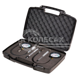 Компрессометр для бензиновых и дизельных двигателей PRO, набор 11пр., пласт кейс