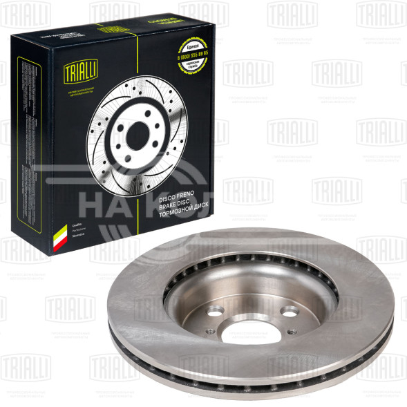 Диск тормозной для автомобилей Toyota Yaris (05-) передний d=258