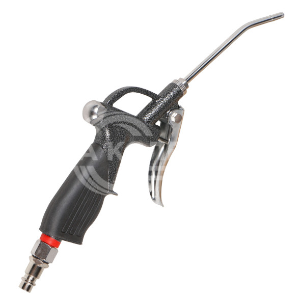 Пистолет продувочный пневматический металл. L=110мм PRO прорезиненная рукоятка