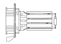 Резистор электровентилятора отопителя для автомобилей Renault Logan II (12-)/Sandero II (14-)
