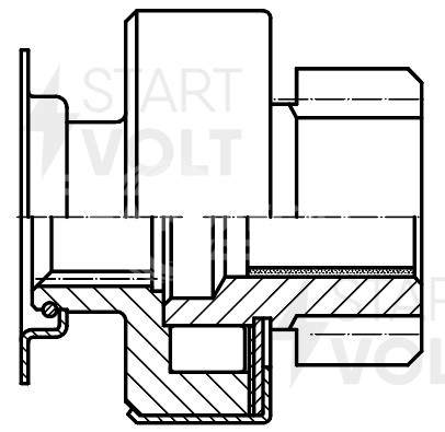 Привод стартера (бендикс) для автомобилей Toyota Rav 4 (09-) 2.0i