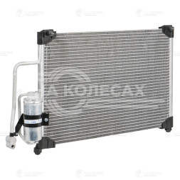 Радиатор кондиционера для автомобилей Chevrolet Lanos (02-) (c ресивером)