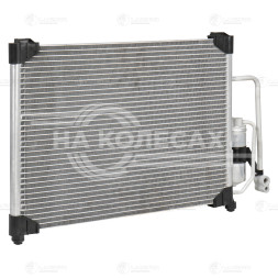 Радиатор кондиционера для автомобилей Chevrolet Lanos (02-) (c ресивером)