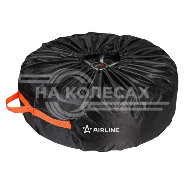 Чехлы для колес, размер R 13-17&quot;, комплект 4 шт., цвет черный/оранжевый
