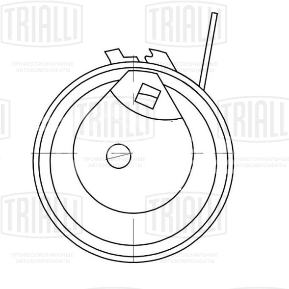 Ролик ГРМ для автомобилей Jeep Cherokee (01-) 2.5d/2.8d (натяж.) (CM 6108)