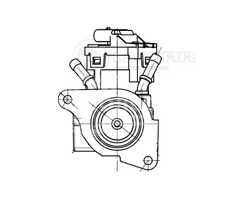 Клапан EGR (рециркуляции отработавших газов) для автомобилей BMW 3 (E90/E91) (06-)/5 (E60/E61) (03-) 2.0D [N47D20]