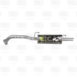 Глушитель для автомобилей Hyundai Accent (00-) основной (алюминизированная сталь)