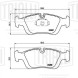 Колодки тормозные дисковые передние для автомобилей BMW 3 (E46) (98-) (PF 4176)
