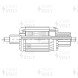 Ротор стартера для автомобилей КАМАЗ 5490, MB Axor с двигателем OM 457LA