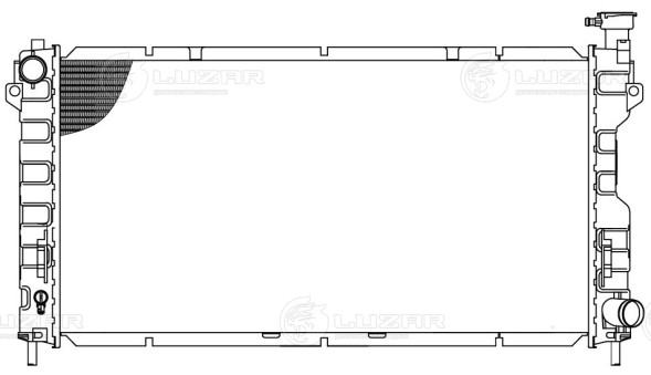 Радиатор охлаждения для автомобилей Caravan (01-)/Voyager (01-) 2.4i/3.3i M/A