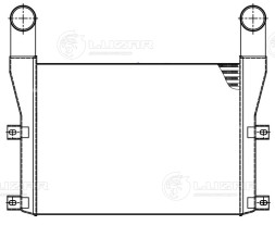 ОНВ (радиатор интеркулера) для автобусов Вектор Next с двигателем ЯМЗ 534