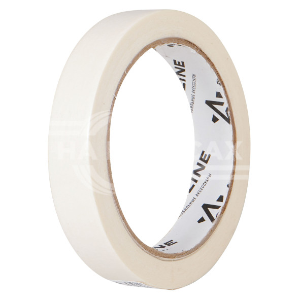 Лента клейкая малярная (скотч), 19 мм*30 м, белая