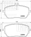 Колодки тормозные дисковые передние для автомобилей Mercedes A (W177) (18-) / CLA (C118) (19-) 134x63
