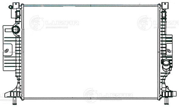 Радиатор охлаждения для автомобилей Focus III (13-)/Kuga (13-)  1.5T M/A