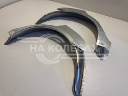 Ремонтные задние арки (наружная + внутренняя) Nissan Mikra 3 (K12)