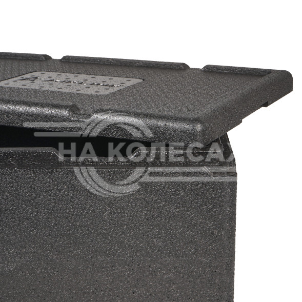 Термоконтейнер с крышкой 32 л, 600*400*240мм, ВПП, цвет черный