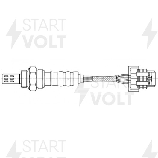 Датчик кислорода для автомобилей Chevrolet Captiva (06-)/Opel Antara (06-) 2.4i после катализатора