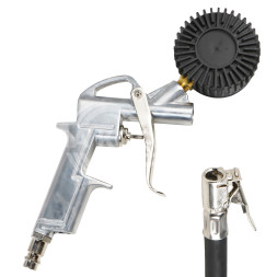 Пистолет для накачки шин ПШ3, 12 АТМ с манометром