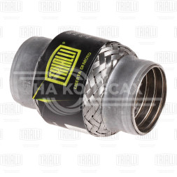 Виброкомпенсатор выхлопной трубы (Гофра) 45x100 InterLock (нержавеющая сталь)