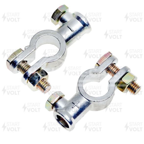 Клеммы АКБ в комплекте цинк 95мм.кв. под болт М8