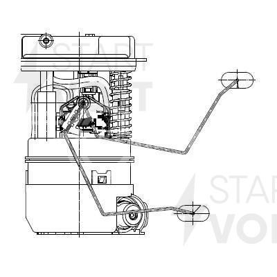 Модуль топливного насоса для автомобилей Renault Duster (10-) 1.6i 4x4