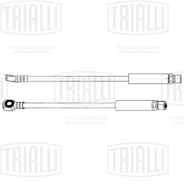 Шланг тормозной для автомобилей Opel Astra F (92-) передний L=340мм