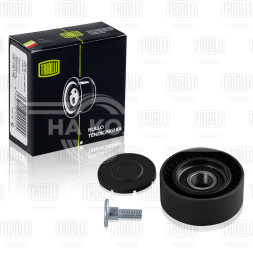 Ролик приводного ремня для автомобилей Лада Largus (12-)/Renault Logan (04-) 1.4i/1.6i с ГУР и кондиционером или с кондиционером без ГУР (только ролик натяжителя)