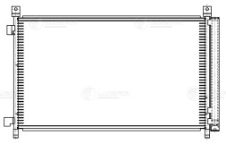 Радиатор кондиционера для автомобилей X-Trail T32 (14-) 2.0i/2.5i