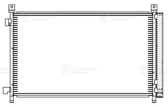Радиатор кондиционера для автомобилей X-Trail T32 (14-) 2.0i/2.5i