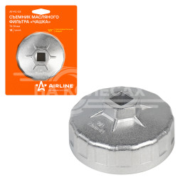 Съемник масляного фильтра &quot;Чашка&quot; 73-74 мм (AT-FC-03)