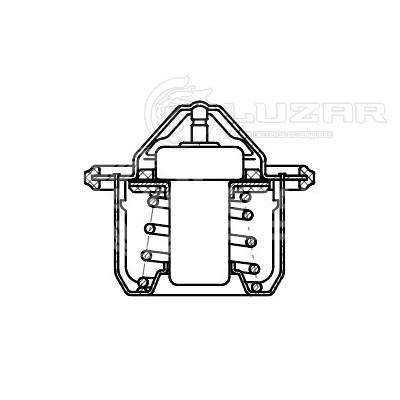 Термостат для автомобилей Mitsubishi Lancer X (07-)/Suzuki Grand Vitara (05-/Москвич 3 (22-)/JAC J7 (20-) (82°С) (термоэлемент)