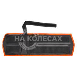 Чехол-фиксатор для огнетушителя (ОП-1-ОП-5), автомобильный, полиэстер, черн./оранж.