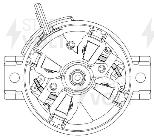 Узел щеточный стартера для автомобилей Лада Granta/Datsun on-DO/mi-DO MT (тип Valeo)