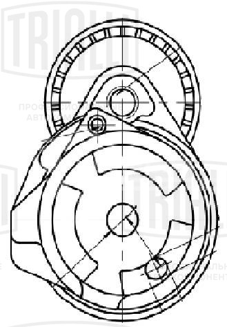Ролик приводного ремня для автомобилей BMW X5 E70 (06-) 2.0d/3.0d [N47; N57] Dinamic Drive с натяжным механизмом