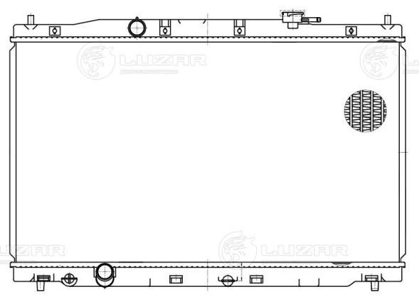 Радиатор охлаждения для автомобилей CR-V (12-) 2.0i M/A