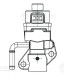 Клапан EGR (рециркуляции отработавших газов) для автомобилей Ford Focus (05-)/Mondeo (00-) 1.8i/2.0i