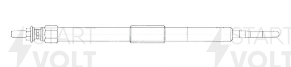 Свеча накаливания для автомобилей Toyota Corolla (06-)/Auris (06-) 1.4d