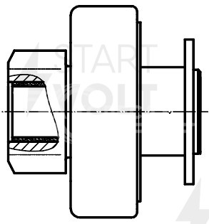 Привод стартера (бендикс) для автомобилей Renault Duster (10-) 1.5dCi (тип Valeo)