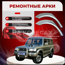 Ремонтные задние арки Hyundai Galloper 2