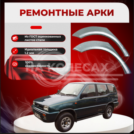 Ремонтные задние арки Nissan Terrano 2 (R20)