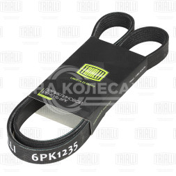 Ремень приводной для автомобилей УАЗ 3163 Patriot (змз. 409) насоса ГУР (6PK1235)