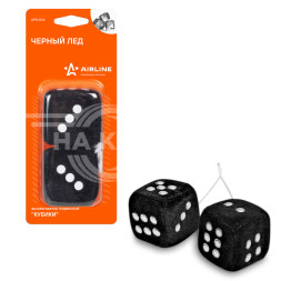 Ароматизатор подвесной &quot;Кубики&quot; Черный лед