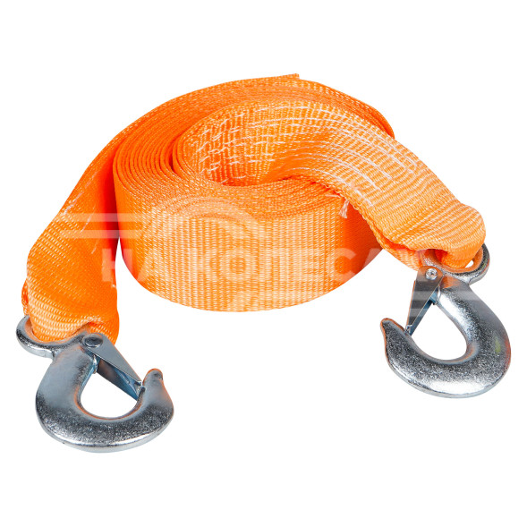 Трос VIP буксировочный лента 3 т, 5 м, 2 крюка, с мешочком
