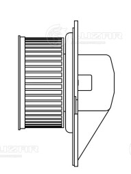 Электровентилятор отопителя для автомобилей VW Transporter T4 (90-)/Audi A4 (B5) (94-) A/C+