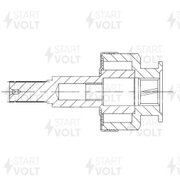 Привод стартера (бендикс) для автомобилей КАМАЗ 5490, MB Axor с двигателем OM 457LA