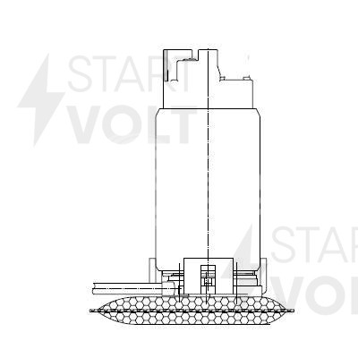 Мотор бензонасоса для автомобилей Toyota Rav 4 (06-) 2.0i/2.4i/Lexus NX (13-) 2.0i