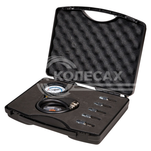 Тестер давления масла PRO, набор 11 пр., пласт. кейс