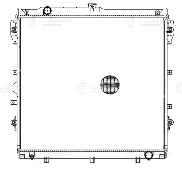 Радиатор охлаждения для автомобилей Sequoia II (07-)/Tundra II (07-) 4.7i/5.7i (LRc 1910)