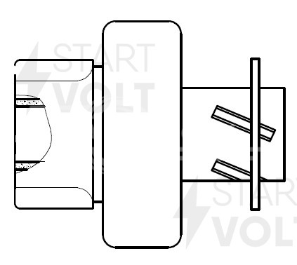 Привод стартера (бендикс) для автомобилей Toyota Corolla E150 (06-)/Rav 4 A30 (08-) 1.6i/2.0i