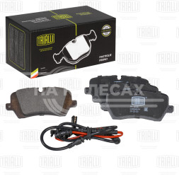 Колодки тормозные дисковые задние для автомобилей Land Rover Range Rover (12-) / Range Rover Sport (13-) 131x58мм (в комплекте с датчиком)